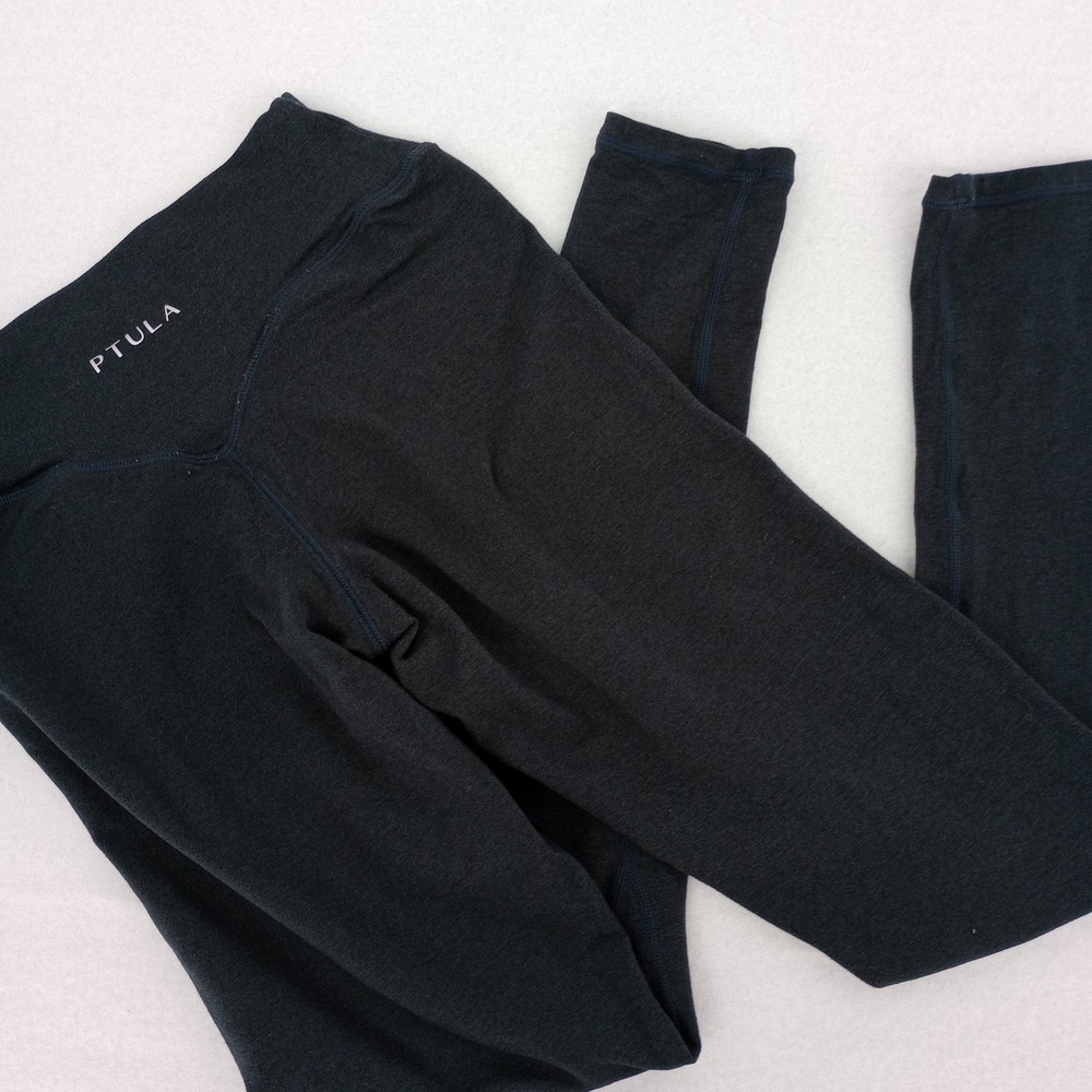Ptula Active Leggings Women XS Dark Gray High Waisted Leggings Activewear
